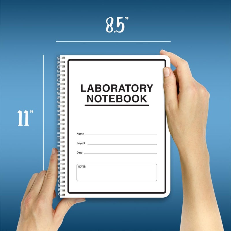 BookFactory Carbonless Lab Notebook/Laboratory Duplicator Book (Scientific Grid Format) - Contains Carbon Copies 8.5'' x 11''. 100 Sets of Pages, 200 Sheets Total [Wire-O Bound] (Made in USA) - Image 5